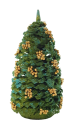 Weihnachtsbaum mit goldenen Kugeln, Flade